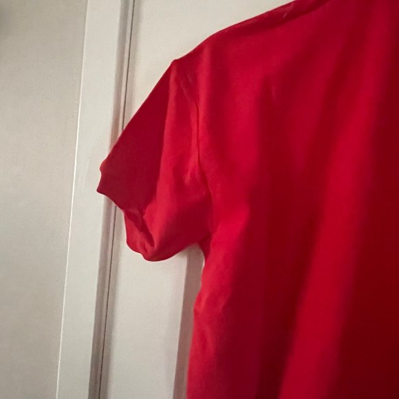 Everlane Red The Oversized Polo Top Shirt Size Small New with Tags - Picture 9 of 11